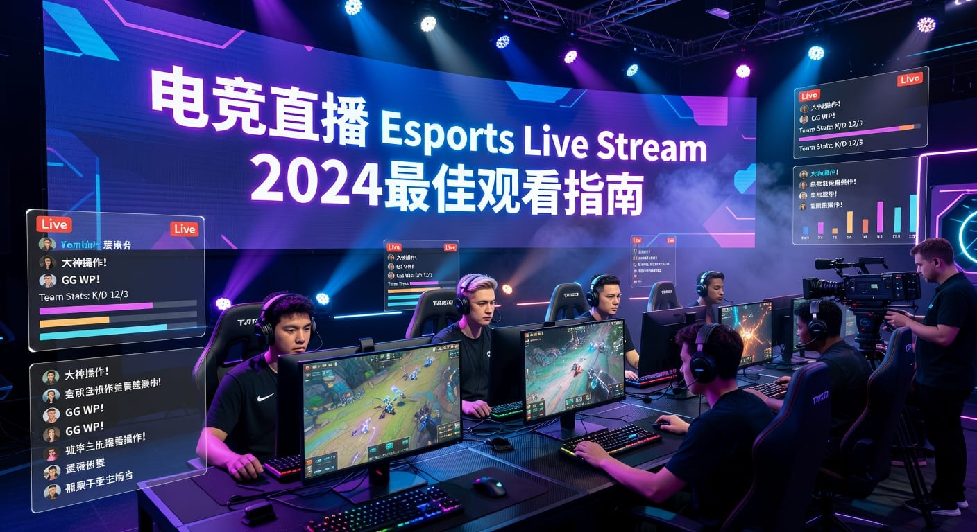 电竞直播 Esports Live Stream 观看与赛事分析指南